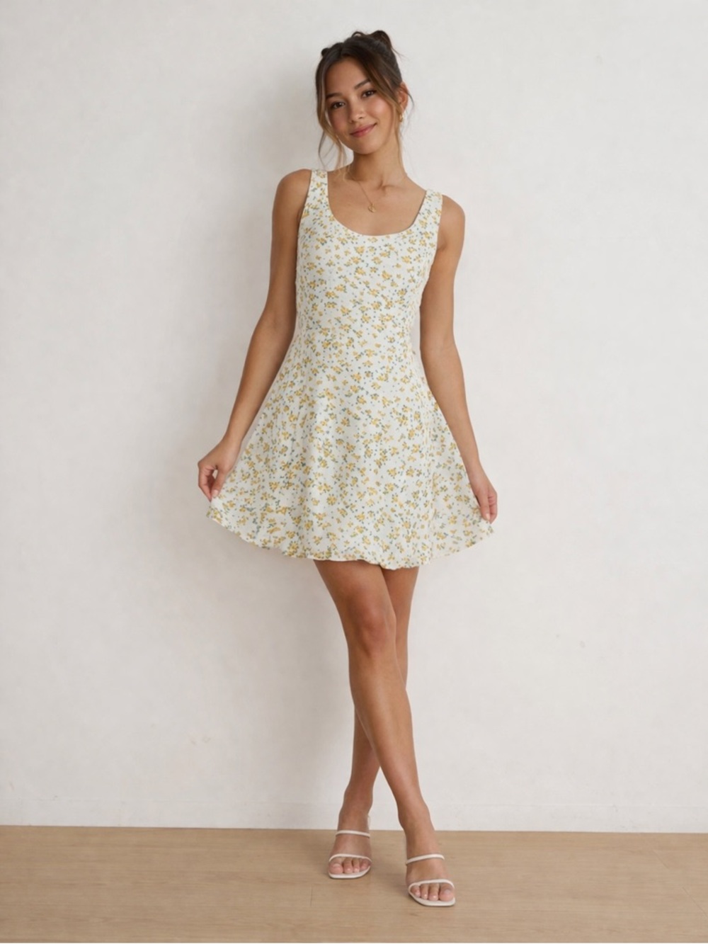 Japna Floral Sleeveless mini casual dress size M